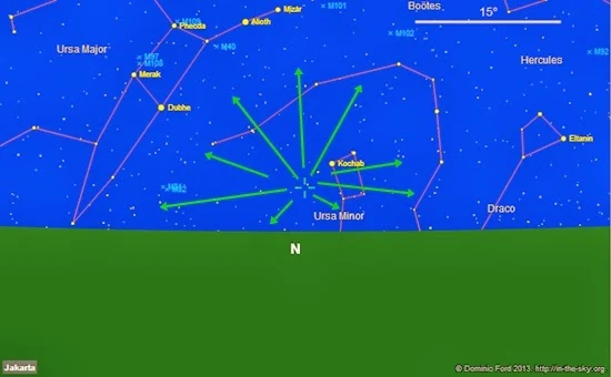 Hujan Meteor Ursid Muncul Akhir Pekan Ini