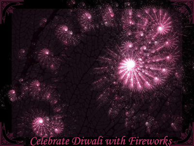 Diwali Fireworks Scene