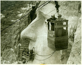 Construcción del Monumento Monte Rushmore