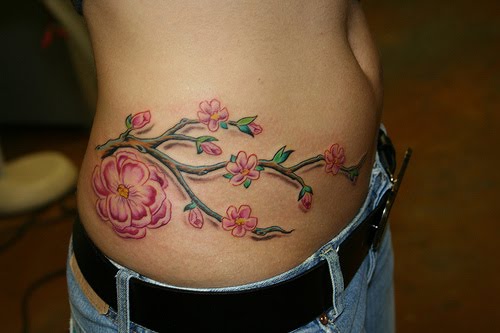 Flower Hip Tattoos