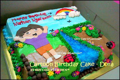 Awards: Cartoon Birthday Cake - Dora
