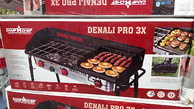 Camp Chef Denali Pro 3x Propane Burner Stove for cooking outdoors