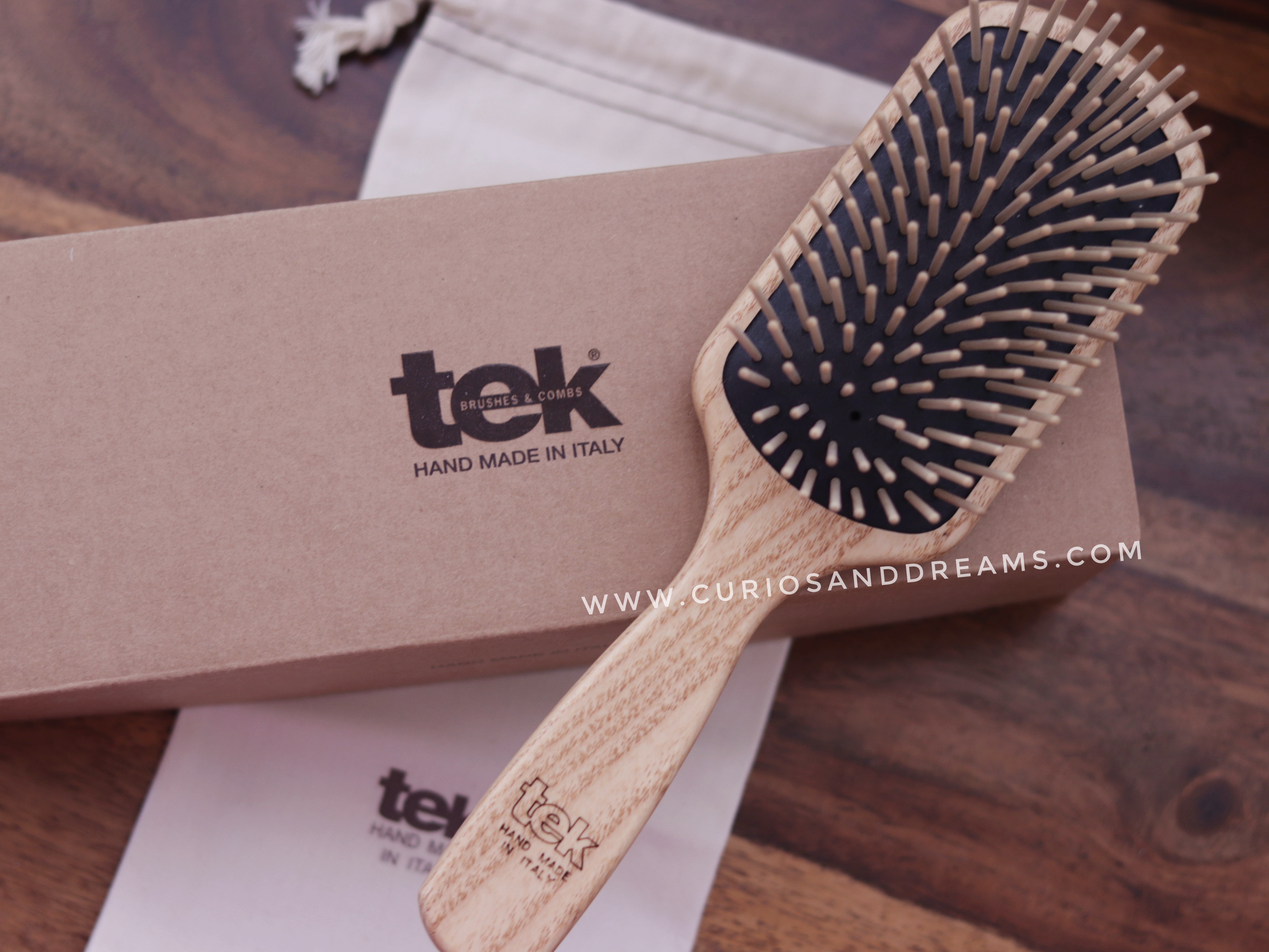Tek Hair Brush & Comb - Curios and Dreams - Indian Skincare and Beauty