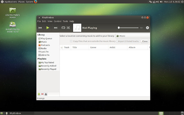 Rhythmbox Music Player