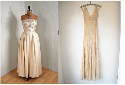 Renewing Wedding Vows Dresses on 1960 S Strapless Dress   1920 S Flapper Wedding Dress