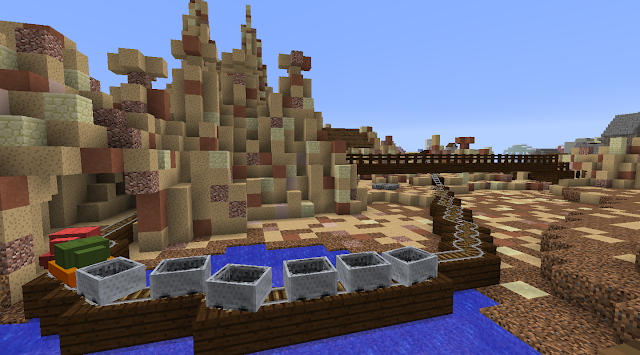 Minecraft Big Thunder Mountain Railroad Disney