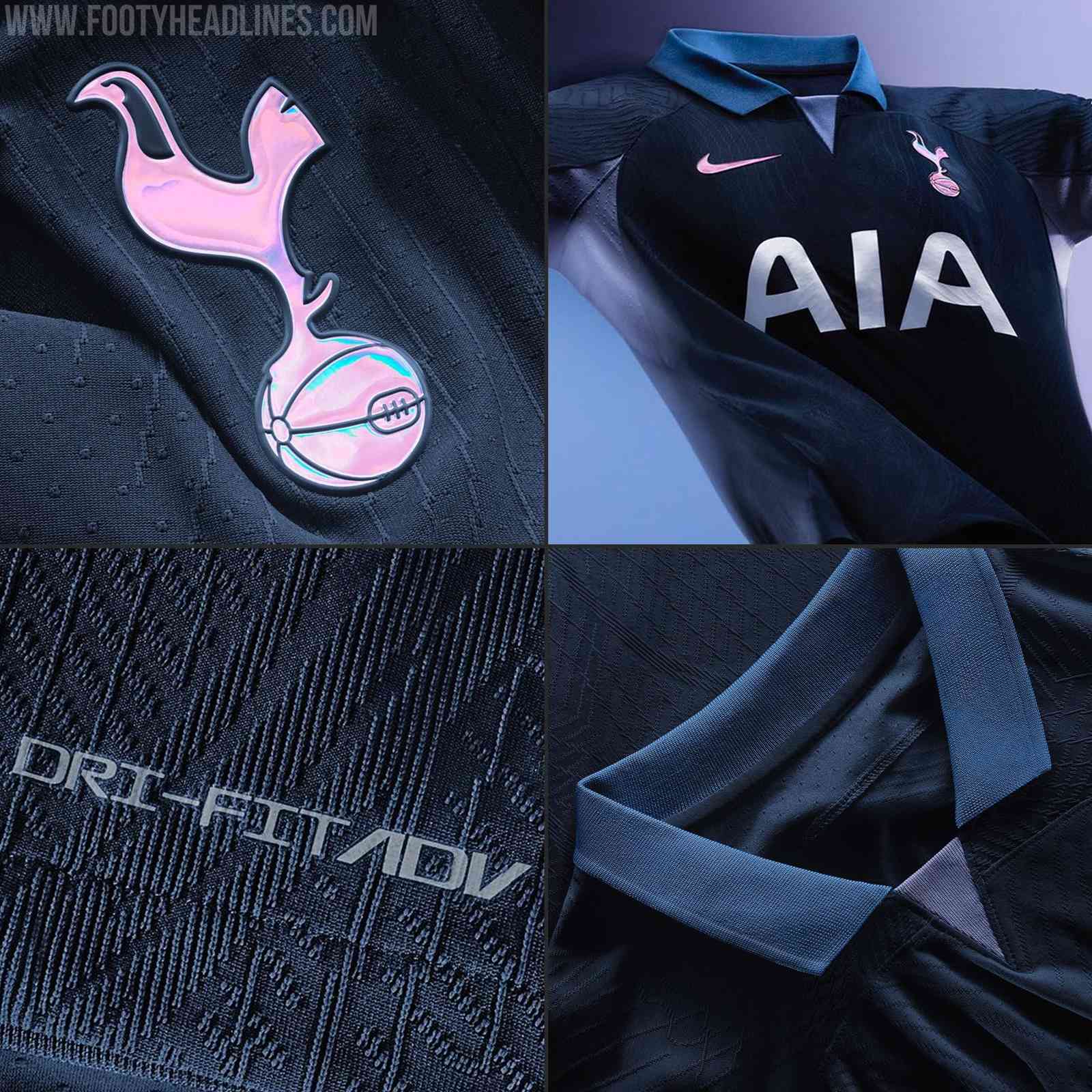 Football Fashion - Tottenham Hotspur 2023/24 Nike Away Kit