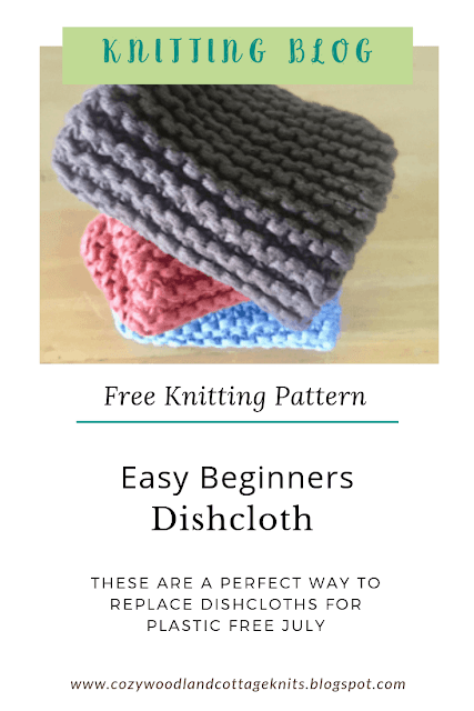 Picture of easy beginners dishcloth pattern