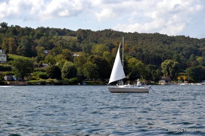 Sailboat on Lake Seneca