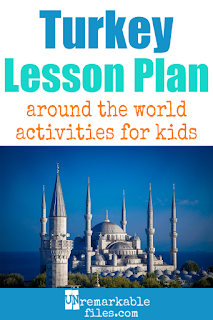 Building the perfect Turkey lesson plan for your students? Are you doing an around-the-world unit in your K-12 social studies classroom? Try these free and fun Turkish activities, crafts, books, and free printables for teachers and educators! #turkey #lessonplan #aroundtheworld