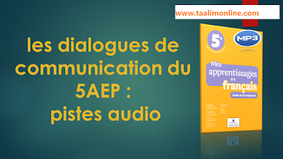 Télécharger Pistes audio livre Mes apprentissages en français 5AEP