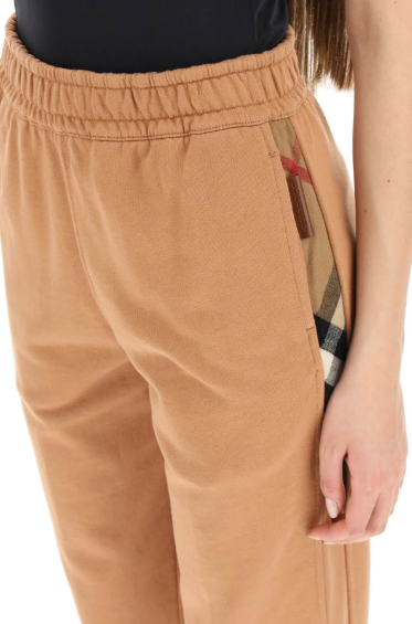 JOGGERS WITH TARTAN INSERTS by BURBERRY (RMNOnline.net / RMNOnline Fashion Group)