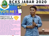 VOTE DUKUNGAN UNTUK SALAH SATU BCKS (Bakal Calon Kepala Sekolah) SMA PROV JAWA BARAT KCD XI SMAN 12 GARUT AGUS SUPRIATNA