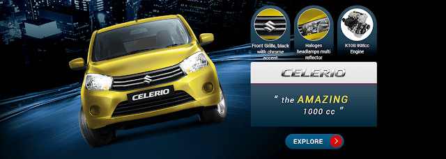 SPESIFIKASI SUZUKI CELERIO