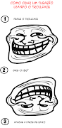 Como criar um tubarão com o TrollFace (tubarao )