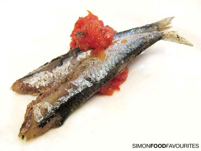 Hamsi: Black Sea sardines olive oil confit style