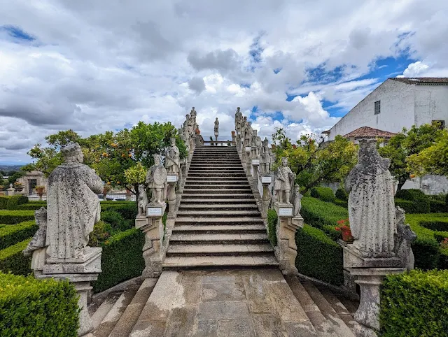 Kings Staircase at Jardim do Paço Episcopal in Castelo Branco
