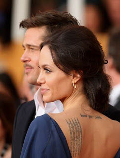 Angelina Jolie Tattoos, Tattooing