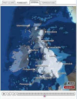 weather map. New BBC Weather Maps Website
