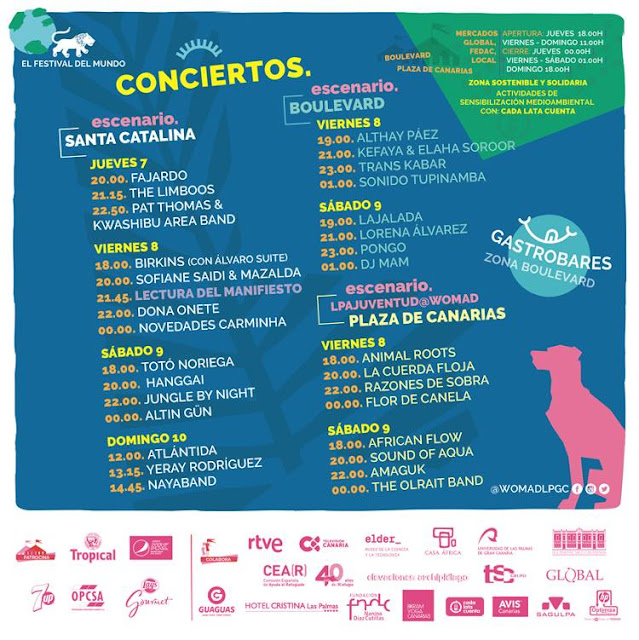 Conciertos, Womad Gran Canaria 2019