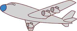 ジャンボジェット機　旅客機　ジェット機　飛行機　