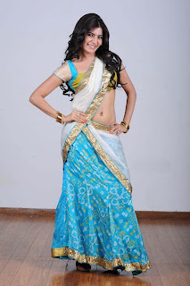 Samantha Latest Hot Navel Show in Half Saree