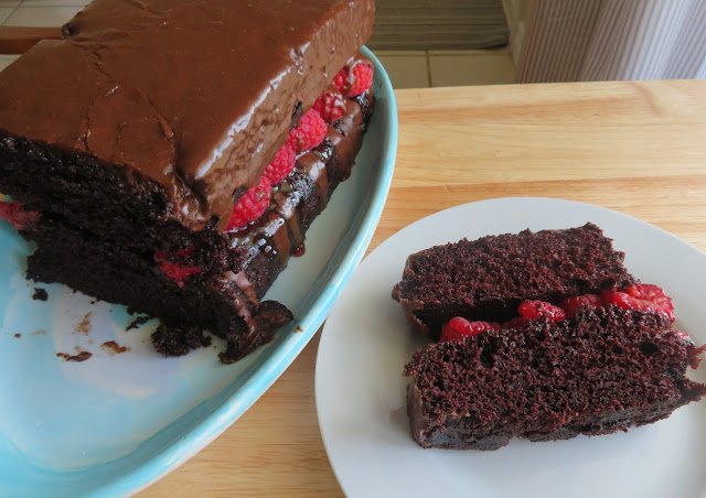 Chocolate Raspberry Cake