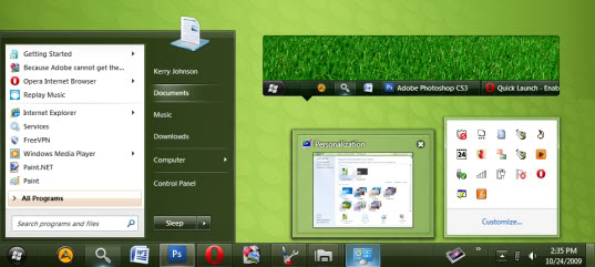 Clearscreen Windows 7 Theme