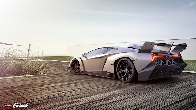 Lamborghini Veneno Sports Car HD Wallpaper