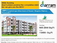 CHARRAM VENTURE: Flats on Chennai - Bangalore Highway, Poonamallee..!