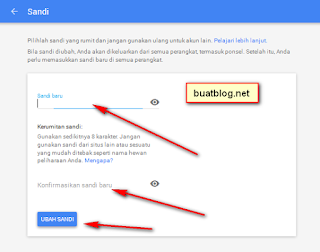 Cara ganti Password Gmail Terbaru 2016