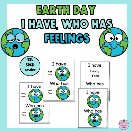 ESL Newcomer Earth Day Vocabulary Games and Worksheets