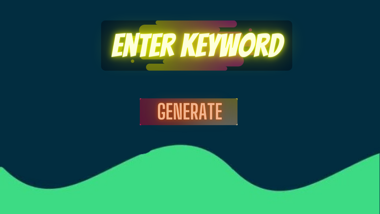 Keywords Generator Tool Script