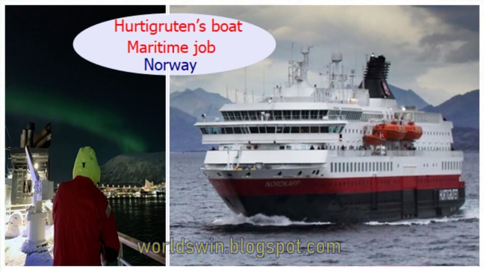 Apply Hurtigruten’s boat Maritime job openings in Norway