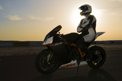 2009 KTM 1190 RC8R rider