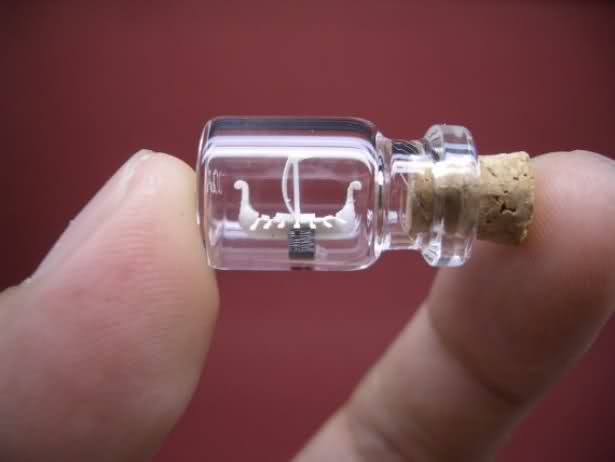 amazing tiny bottle artwork