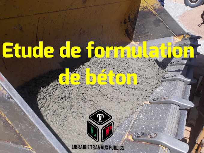 Etude de formulation de béton  par les deux méthodes FAURY et DREUX GORISSE (fichier Excel) 