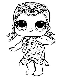 LOL Surprise Free Printable Coloring Pages.