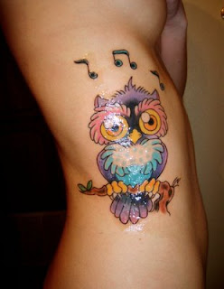 Waist Owl Tattoos