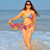 33 years old TV actress looks hot in two piece bikini - video