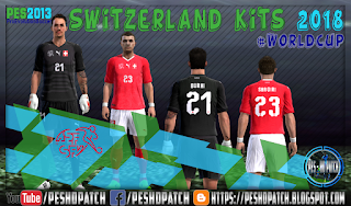 Switzerland World Cup 2018 kits for PES 2013