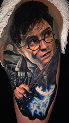 Tatuaje de Harry Potter