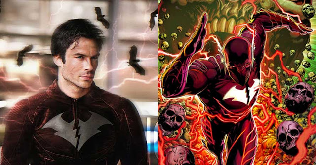 The Flash: Ian Somerhalder Becomes Red Death In Cool Fan Art