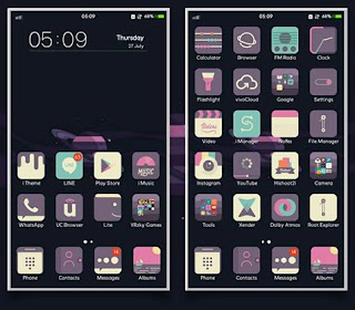 theme 6 dark coloros Kumpulan  Theme Vivo  Mod v2 EZ