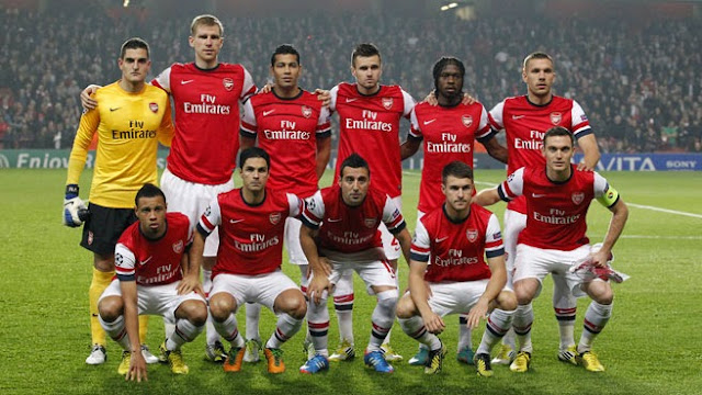 Squad Arsenal 13/14