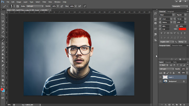 Cara Mengubah Warna Rambut Di Photoshop