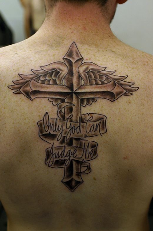 pics of crosses with wings. Cool Cross Tattoos With Wings.