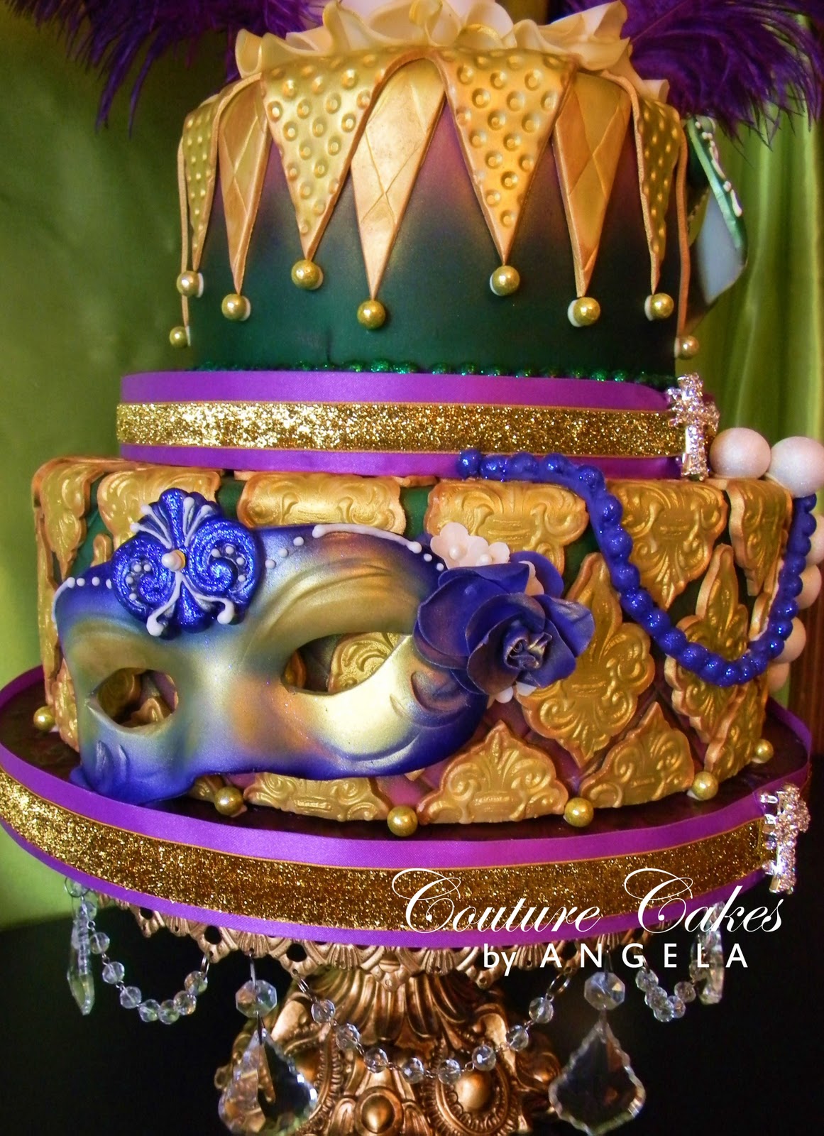 traditional wedding cake decorations Couture Cakes by Angela