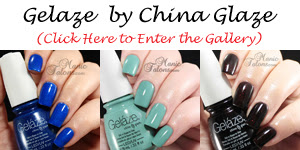 Gelaze by China Glaze Swatch Gallery