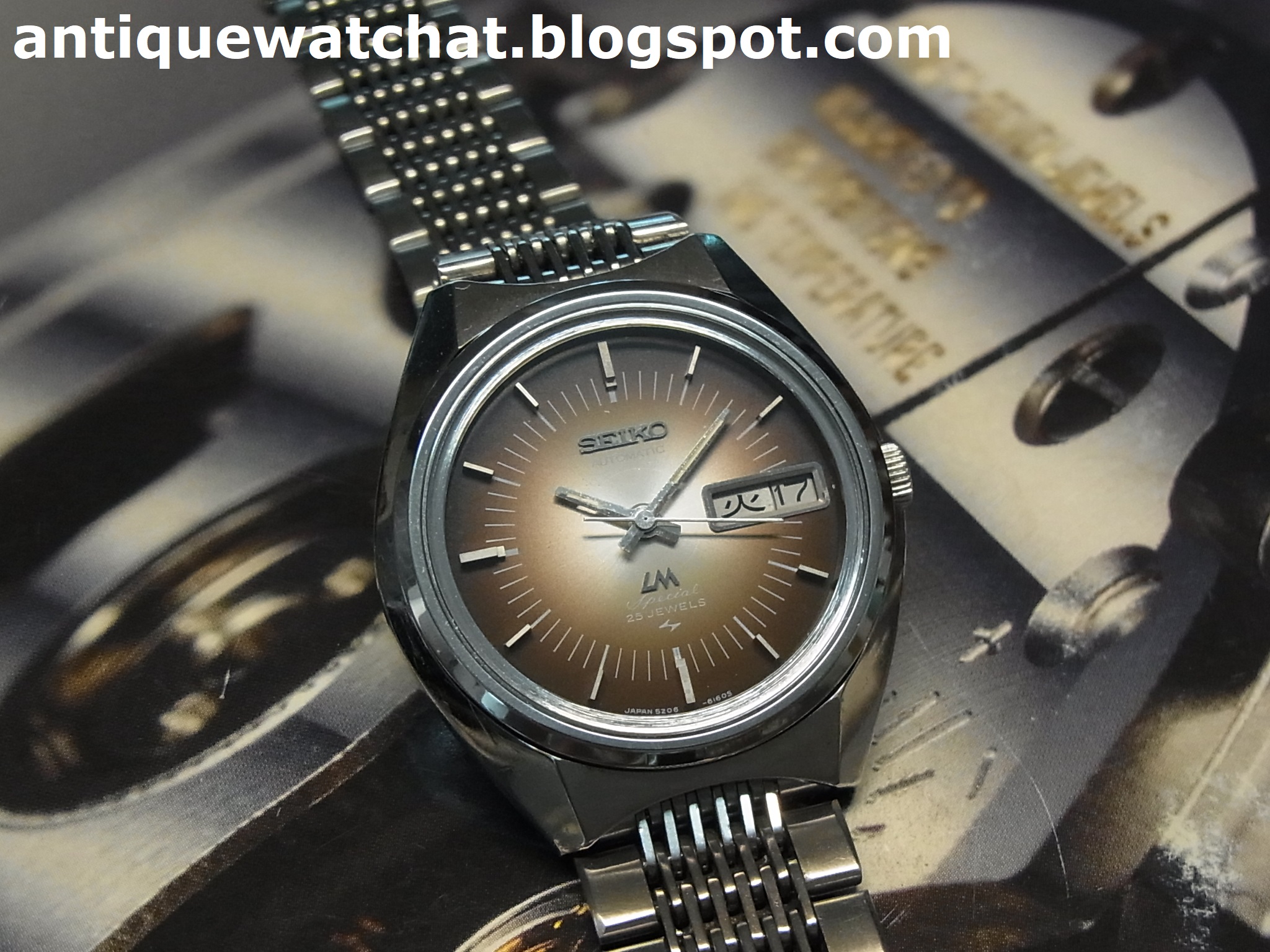 Antique Watch Bar: SEIKO LORD MATIC SPECIAL 25 JEWELS 5206